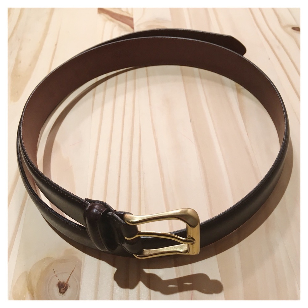 Men’s Leather Coach Belt